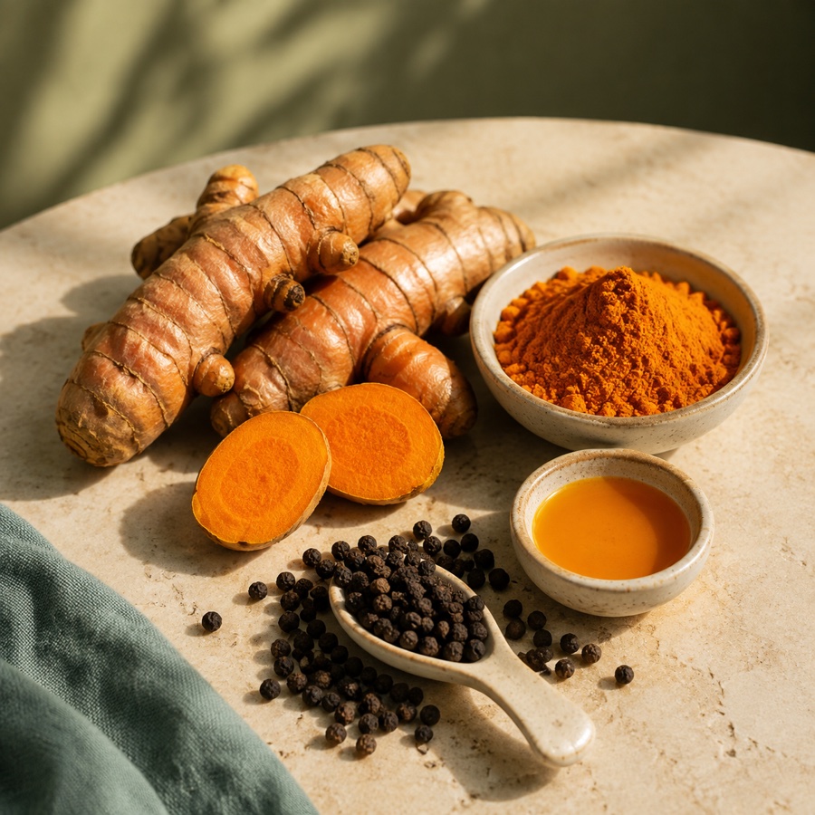 Illustrative composition of botanicals and ingredient powders in DouseZen