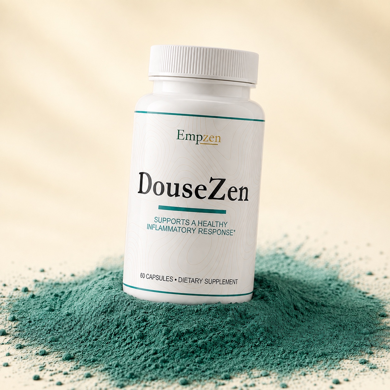 DouseZen bottle in a refined powder composition