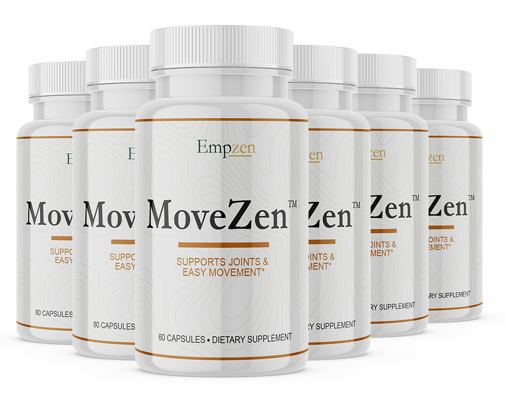 MoveZen, six bottles